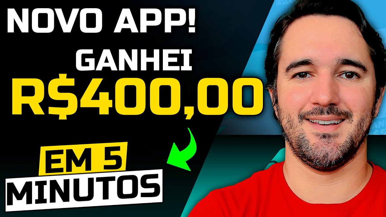 GANHEI R$400 REAIS EM 5 MINUTOS - NOVO APP