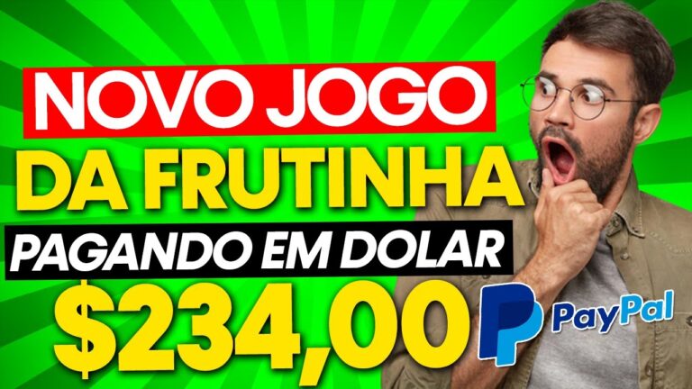 Novo JOGO DA FRUTA PAGANDO MUITO em DOLAR! JOGOS QUE PAGAM DINHEIRO DE VERDADE