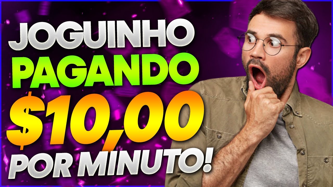 💥Jogos que GANHA Dinheiro de VERDADE Paga $10,00 Por MINUTO! JOGOS QUE PAGAM