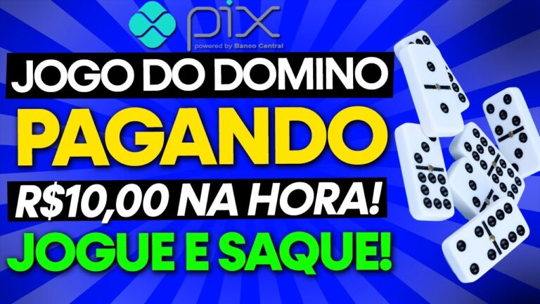 Ganhe R$10,00 na HORA Para JOGAR DOMINÓ! JOGOS QUE PAGAM DINHEIRO DE VERDADE
