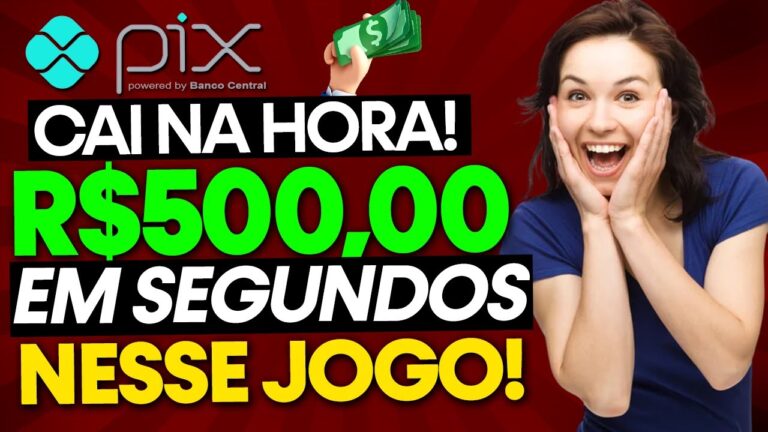 ✅Jogos que PAGAM DINHEIRO de Verdade no PIX - JOGUE E GANHE R$500,00 NA HORA! JOGOS QUE PAGAM