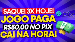 Jogo GRATIS que PAGA DINHEIRO DE VERDADE - FIZ 3 SAQUE NA HORA NESSE JOGO VIA PIX