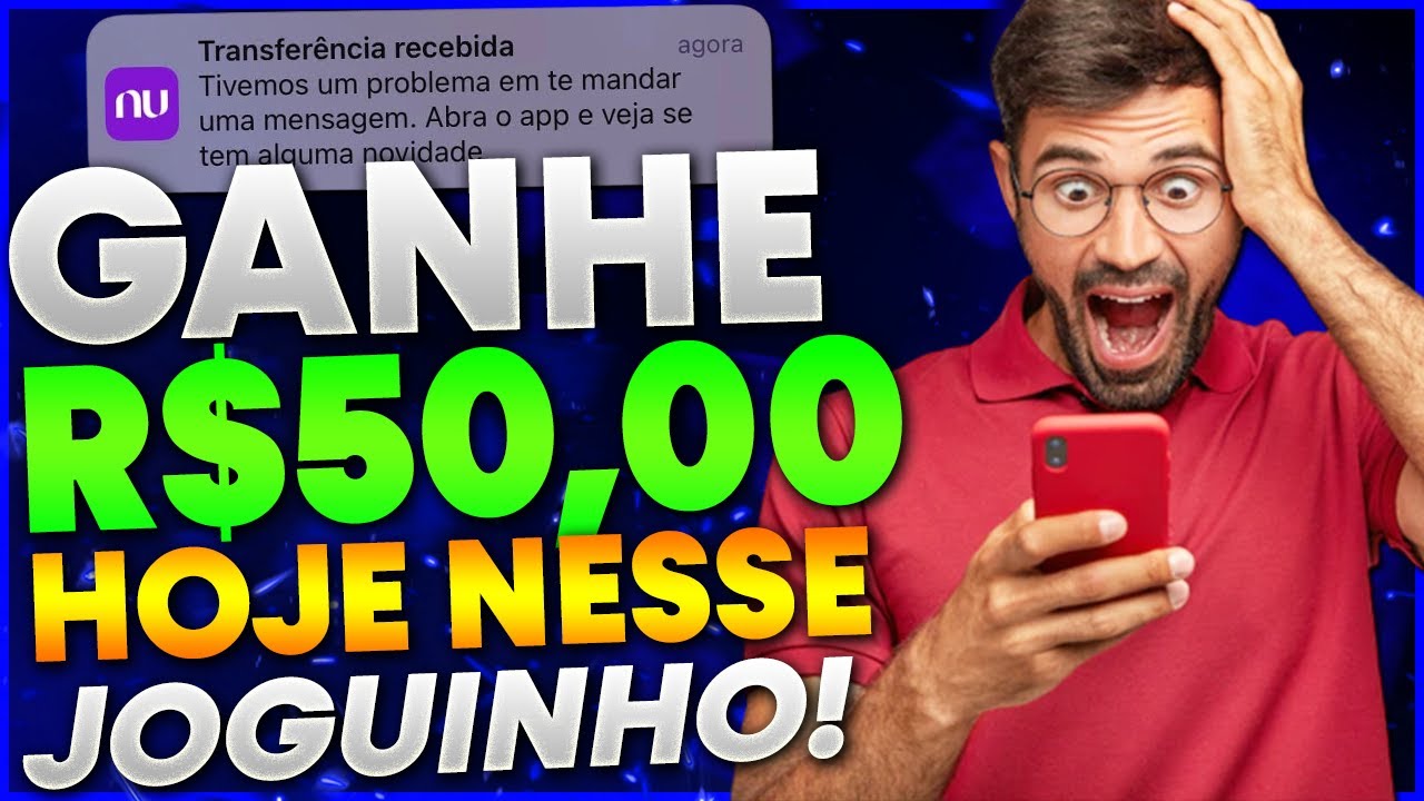 ✅Ganhe R$50,00 HOJE Jogando esse JOGO que Paga VIA PIX! JOGOS QUE GANHA DINHEIRO DE VERDADE