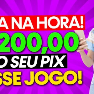 JOGOS QUE GANHA DINHEIRO DE VERDADE NO PIX: SAQUE R$200,00 NESSE JOGO!