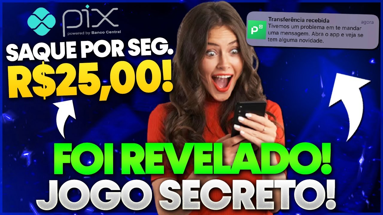 😱URGENTE! ACABA DE SER REVELADO NOVO JOGO SECRETO QUE PAGA RAPIDO NO PIX! JOGOS QUE GANHA DINHEIRO