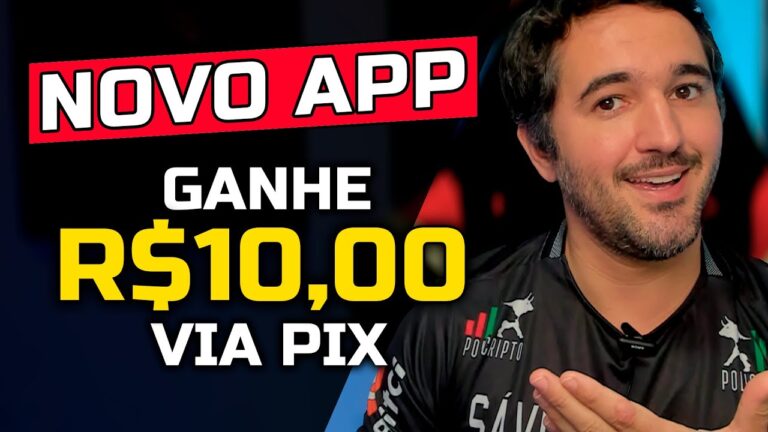 Novo App Pagando R$10 Reais no PIX - Aplicativo Para Ganhar Dinheiro