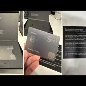 Novo Cartão de crédito do BTG pactual de Metal,super alta renda