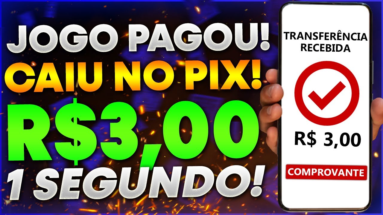 🤑JOGOS QUE GANHA DINHEIRO DE VERDADE! SAQUEI R$3,00 Em 1 SEGUNDO NESSE JOGO!