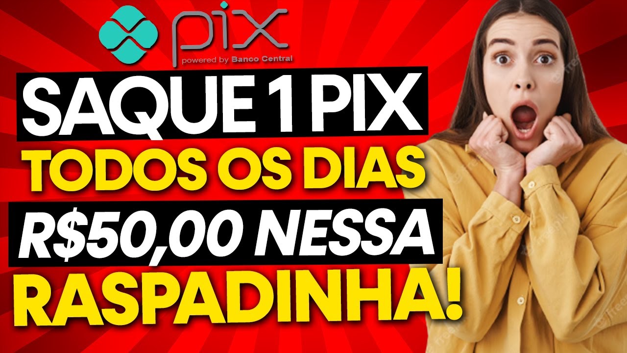 Nova RASPADINHA PAGANDO R$50,00 TODOS os DIAS no PIX! Jogos que Ganha Dinheiro de Verdade