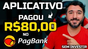 Aplicativo Pagou R$80 Reais [SEM INVESTIR] Aplicativo Para Ganhar Dinheiro
