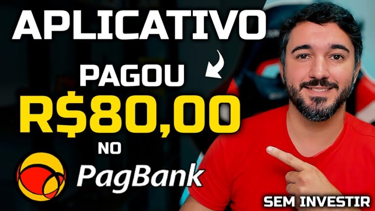 Aplicativo Pagou R$80 Reais [SEM INVESTIR] Aplicativo Para Ganhar Dinheiro