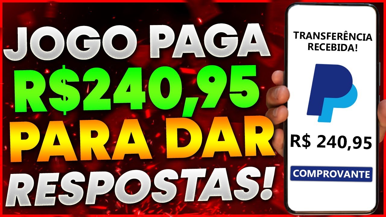 Novo JOGO Pagando R$240,95 na HORA Para RESPONDER QUIZ! Jogos que Pagam Dinheiro de Verdade