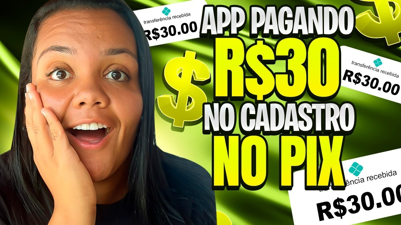 R$30 NO CADASTRO NO PIX! GANHAR DINHEIRO NA INTERNET CLICANDO