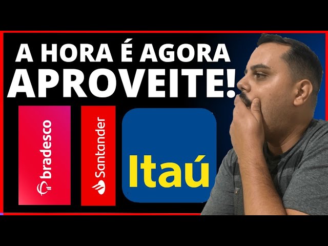 ATENÇÃO: ITAÚ A HORA É AGORA, SANTANDER MUITOS CONSEGUINDO ISSO & BRADESCO SUPREENDENDO DESTA FORMA.