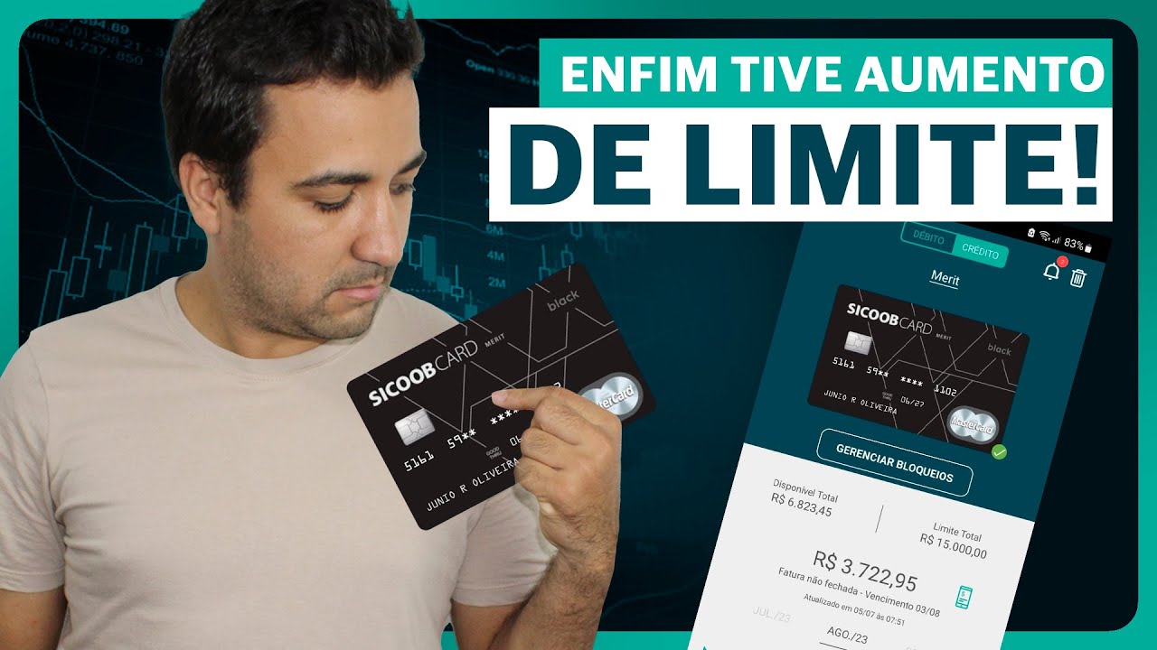 RECEBI 15 K DE AUMENTO DE LIMITE NESTE CARTÃO.