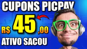 ✅ CUPOM PICPAY R$45 ATIVANDO PRA TODOS CUPOM INÉDITO Código PROMOCIONAL 😱 (Ganhar Dinheiro Online)
