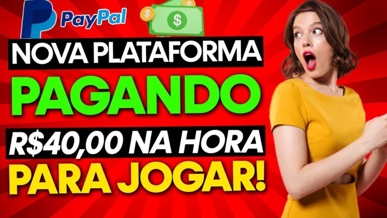 GANHE R$40,00 NESSA NOVA PLATAFORMA DE JOGOS GRATIS! JOGOS QUE PAGAM DINHEIRO DE VERDADE