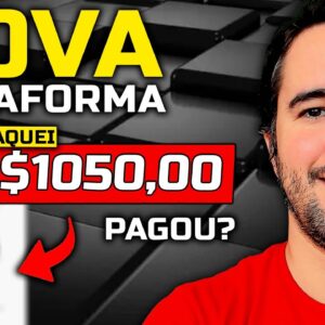 SAQUEI R$1050,00 - PAGOU? | NOVA PLATAFORMA PAGANDO NO PIX
