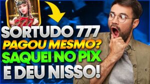 💥Sortudo 777 Jogo de Cassino Pagou? FIZ um SAQUE no Sortudo 777 Jogo de Cassino OLHA NO QUE DEU!