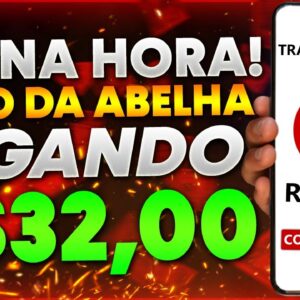 ✅Ganhe R$32,00 INSTANTANEAMENTE no JOGO DA ABELHINHA | JOGOS QUE PAGAM DINHEIRO DE VERDADE