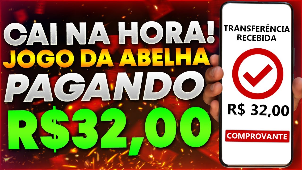 ✅Ganhe R$32,00 INSTANTANEAMENTE no JOGO DA ABELHINHA | JOGOS QUE PAGAM DINHEIRO DE VERDADE