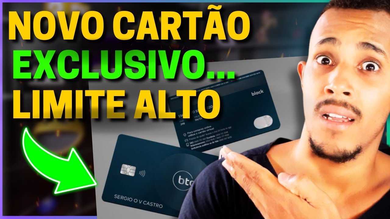 💳ATENÇÃO!!! Novo CARTÃO DE CRÉDITO Do BTG COM ALTO LIMITE DE CRÉDITO Confira Como Funciona