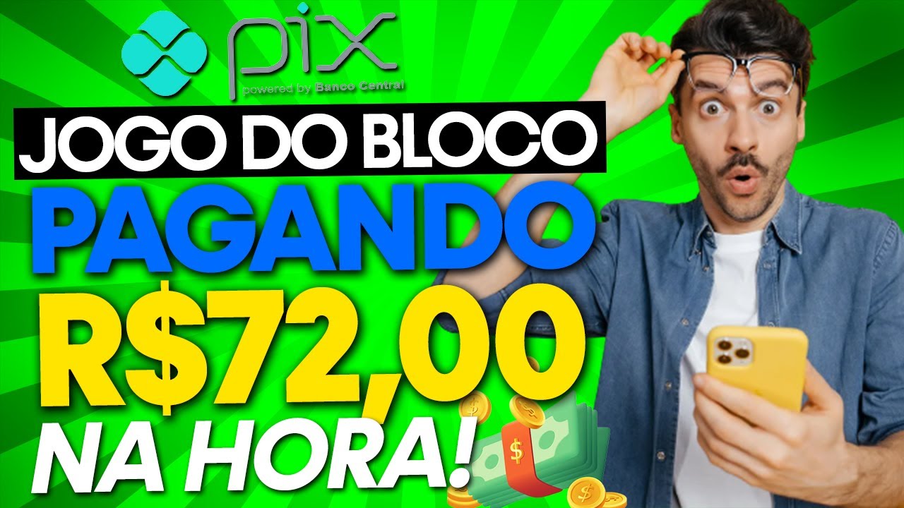 ✅GANHE R$72,00 AGORA MESMO QUEBRANDO BLOCOS NESSE JOGO! JOGOS QUE PAGAM DINHEIRO DE VERDADE VIA PIX