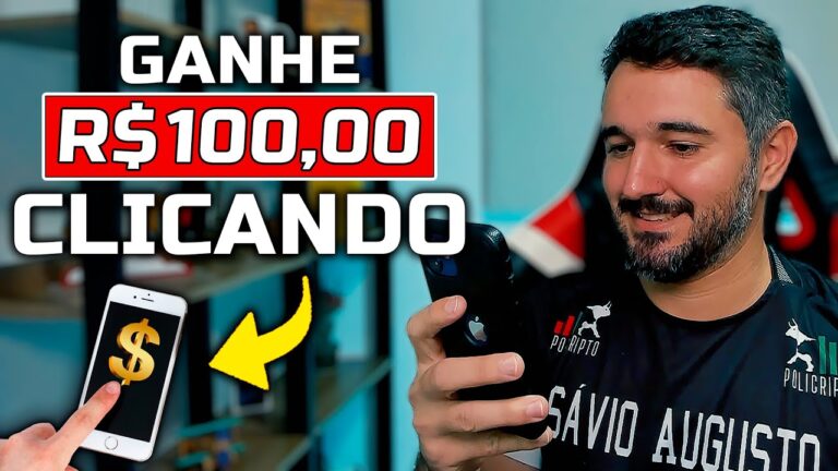 Ganhe R$100 Reais Agora no Pix | CLICANDO NA TELA DO CELULAR