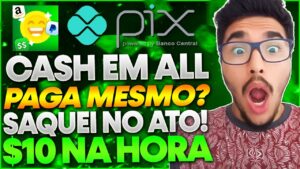 Joguei no Cash em All! Cash em All PAGA Mesmo? SAQUEI na HORA no Cash em All! Cash em All Paga?