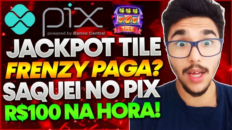 JACKPOT TILE FRENZY PAGA MESMO? SAQUEI R$100,00 NO JACKPOT TILE FRENZY! JACKPOT TILE FRENZY PAGA?