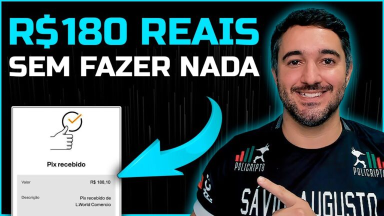 URGENTE!! GANHE R$180 REAIS SEM FAZER NADA - APLICATIVO PAGANDO NO PIX