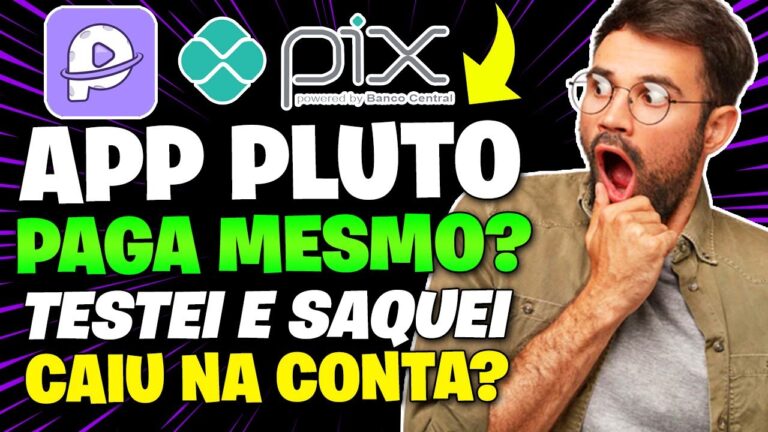 Aplicativo Pluto Paga Mesmo? TESTEI e SAQUEI no APP! Aplicativo Pluto me PAGOU Realmente?