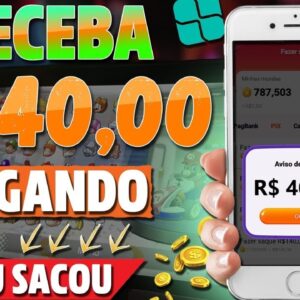APP PAGANDO R$ 40 PARA JOGAR – App para Ganhar Dinheiro Jogando em 2023(Renda Extra Online)