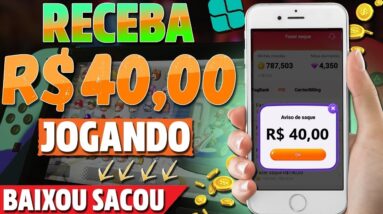 APP PAGANDO R$ 40 PARA JOGAR – App para Ganhar Dinheiro Jogando em 2023(Renda Extra Online)