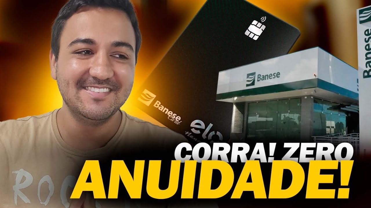 CORRA! CARTÃO BLACK ZERO ANUIDADE - BANCO BANESE ELO NANQUIN