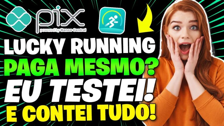 App Lucky Running Paga na Hora? CONTEI TUDO OQUE ACONTECEU! App Lucky Running me Pagou?