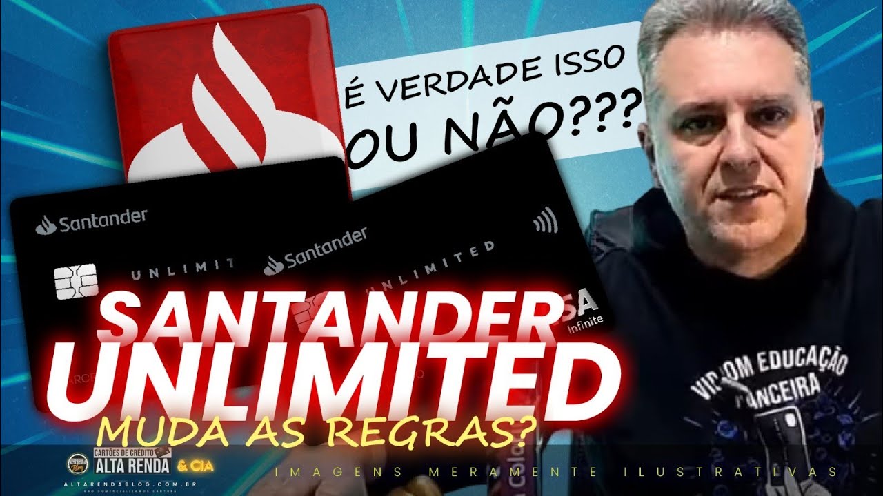 💳SANTANDER UNLIMITED MASTERCARD BLACK E UNLIMITED VISA INFINITE! SAIBA COMO CONSEGUIR O SEU. CONHEÇA