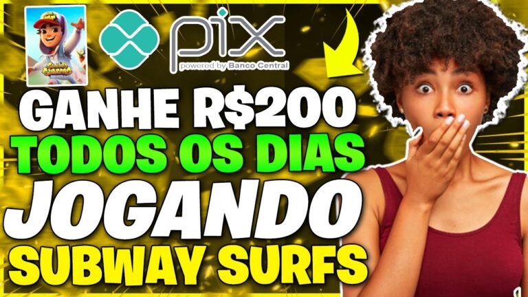 Subway Surf Paga Mesmo? A NOVA MODA DO MOMENTO! Ganhe R$200,00 por DIA Jogando Subway Surf!
