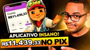 Subway Surfers PAGOU R$11.439,33 Aplicativo FAMOSO App Subway Surfers PAGANDO DE VERDADE PARA JOGAR