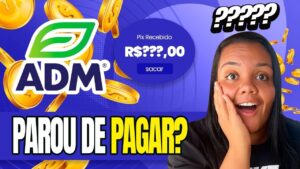 ADM PAROU DE PAGAR ? APLICATIVO PARA GANHAR DINHEIRO NO PIX EM 2024