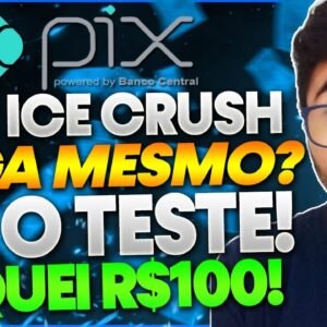 Ice crush Paga Mesmo? FIZ O TESTE no Ice crush! SAQUEI R$100,00! Ice crush Paga no Ato?