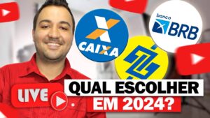CAIXA, BB OU BRB? QUAL O MELHOR PARA 2024? FT ANDREZA