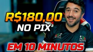 GANHEI R$180,00 VIA PIX EM 10 MINUTOS | MELHOR APLICATIVO PARA GANHAR DINHEIRO