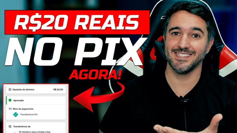 GANHE R$20 REAIS AGORA VIA PIX | MELHOR APP PARA GANHAR DINHEIRO