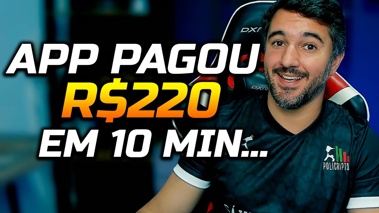 GANHEI R$220 REAIS VIA PIX | APLICATIVO PAGANDO EM 10 MINUTOS