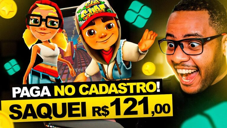 SUBWEY SURFERS Pix Ganhe R$50,00 no CADASTRO SAQUEI R$121,00 VÁRIAS VEZES - App Pagando de VERDADE