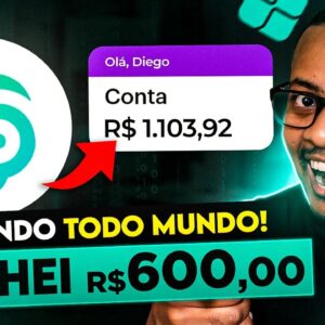 CADASTROU, SACOU R$600 Aplicativo Pagando TODOS NO MESMO DIA | LANÇAMENTO TOP App que PAGA EM 2024