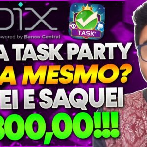 Mega Task Party Paga ou Enrola? TESTEI e SAQUEI R$300,00! Mega Task Party Paga Mesmo?Mega Task Party