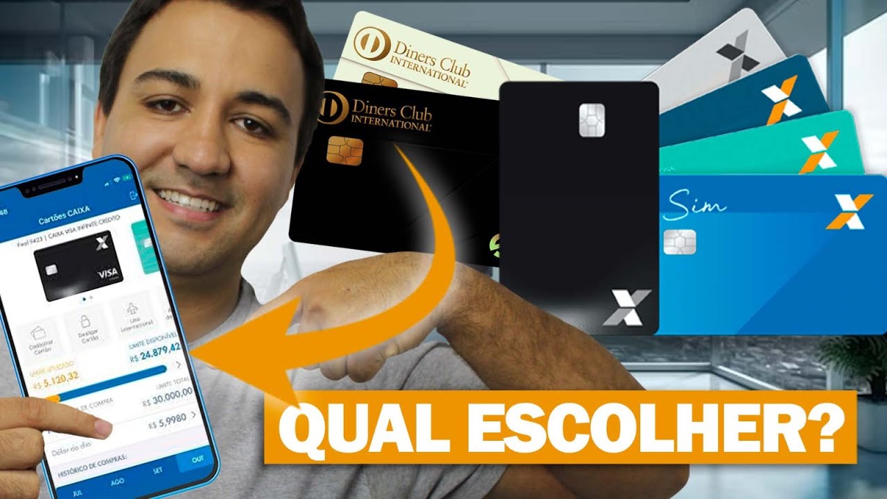 NÃO ERRE! CARTÃO ISENTO DE ANUIDADE PARA SEMPRE CAIXA, QUAL ESCOLHER, VISA, MASTERCARD OU ELO?