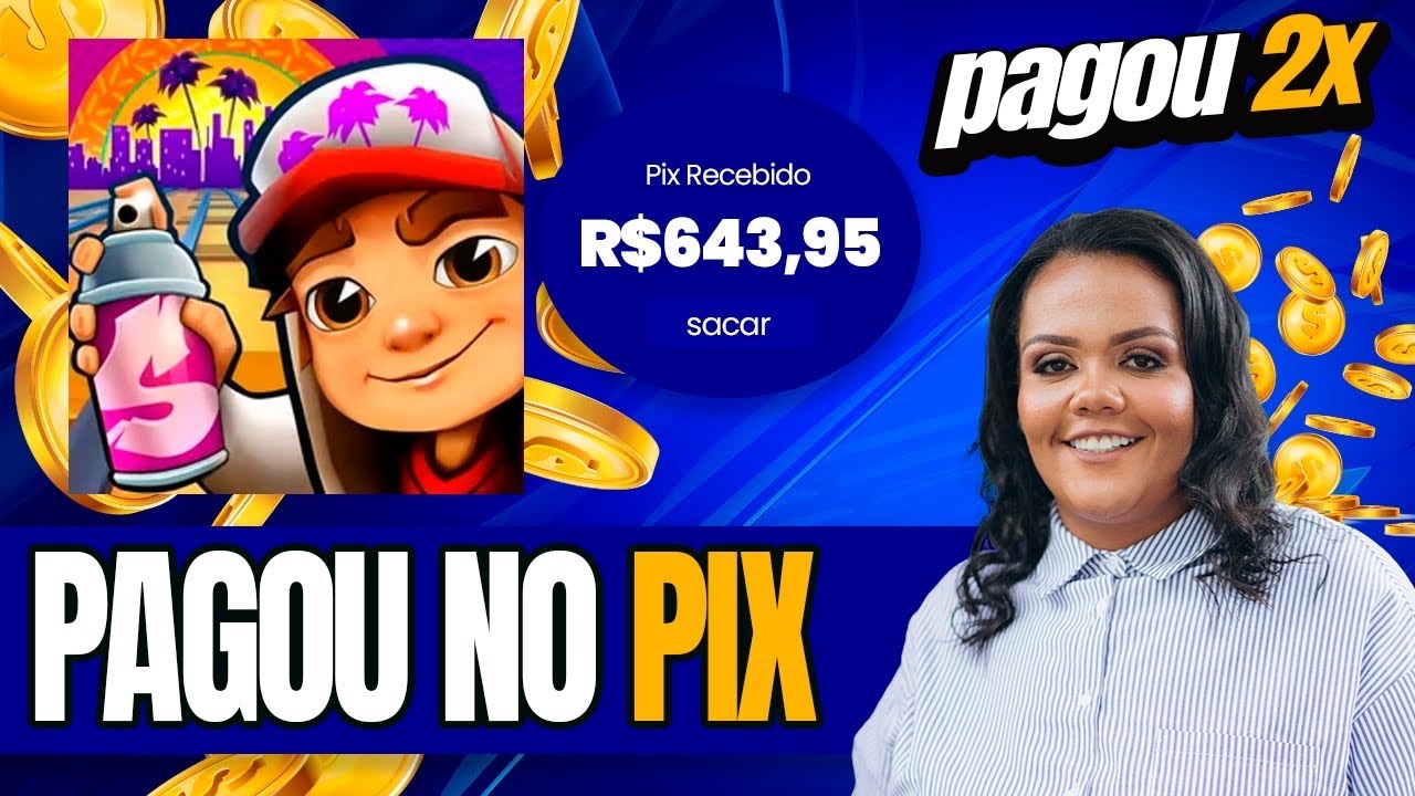 SUBWAY SURF PAGOU R$643,95 NO PIX! APLICATIVO PARA GANHAR DINHEIRO JOGANDO